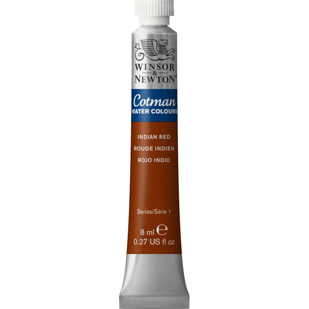 Cotman Watercolor Paint - Winsor & Newton - Indian Red, 8 ml