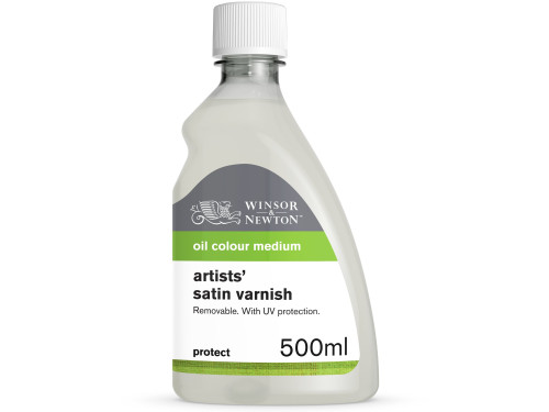 Werniks Artists' Satin Varnish - Winsor & Newton - satynowy, 500 ml