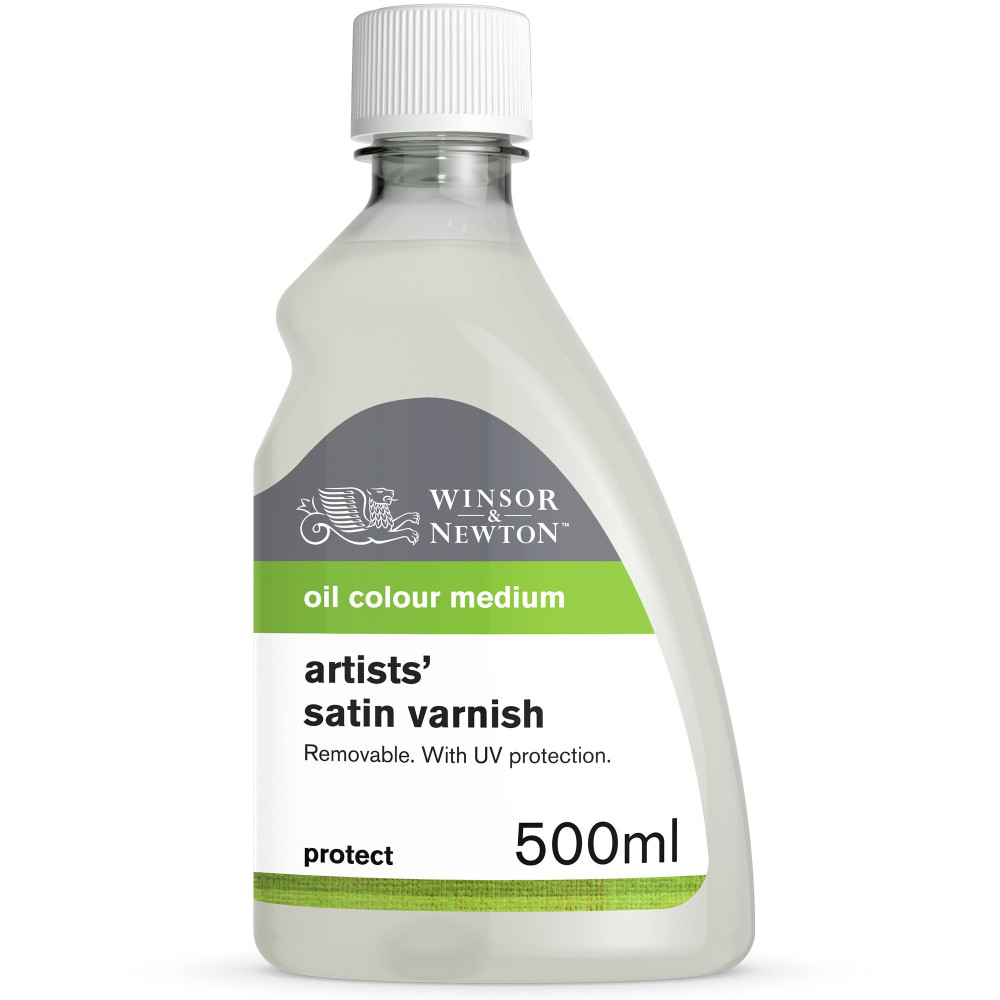Werniks Artists' Satin Varnish - Winsor & Newton - satynowy, 500 ml