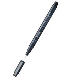 Cienkopis kalibrowany Pointliner - Pentel - czarny, 0,4 mm