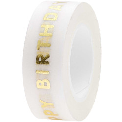 Washi tape, Happy Birthday...