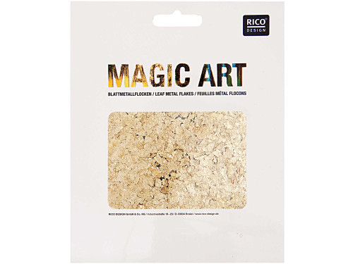 Folia do złoceń w płatkach Magic Art - Rico Design - złota, 2 g