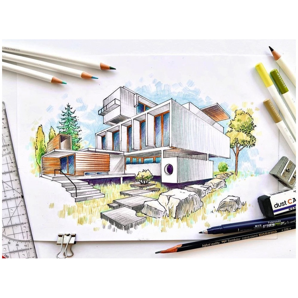 Color pencil Irojiten - Tombow - LG5, Willow