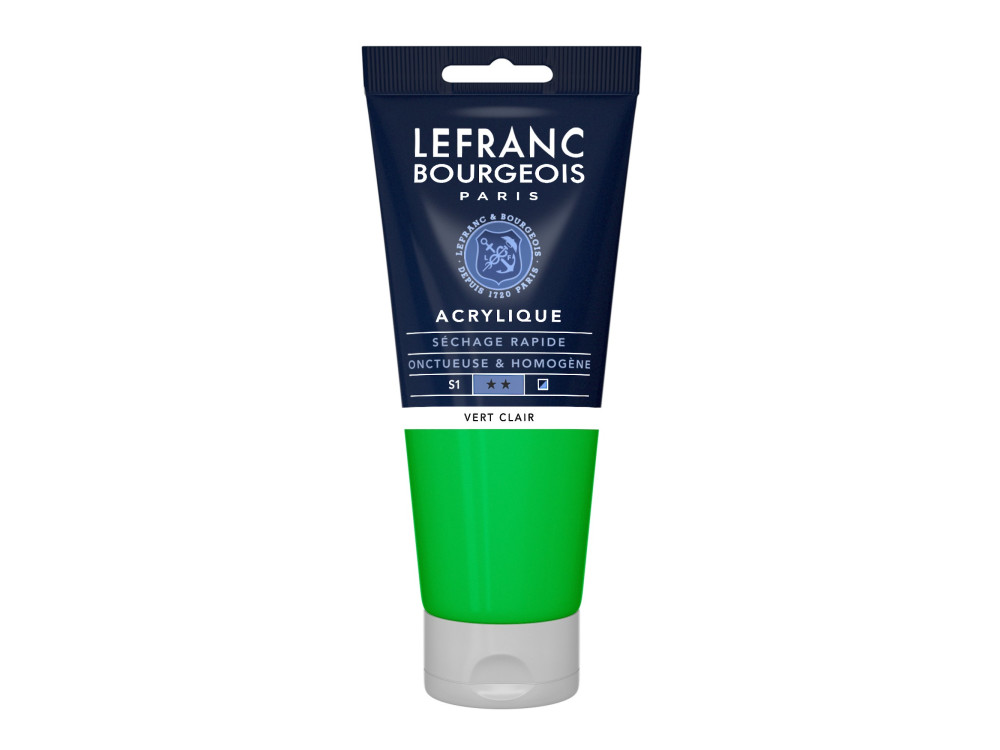 Acrylic paint - Lefranc & Bourgeois - light green, 200 ml