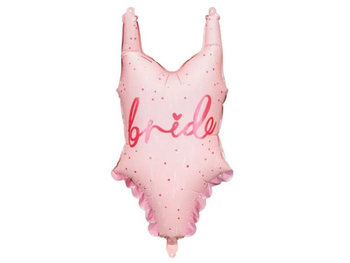 Foil balloon, Swimsuit Bride - pink, 46 x 76 cm