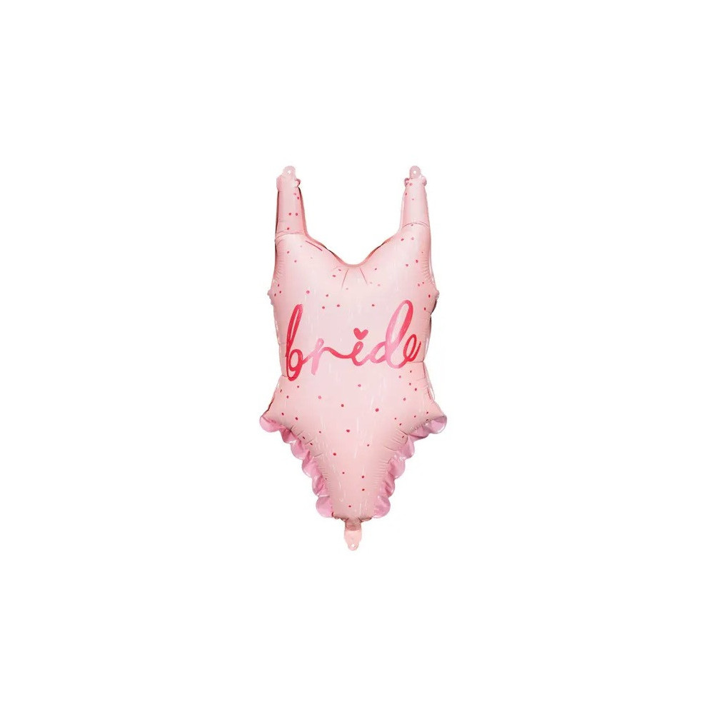 Foil balloon, Swimsuit Bride - pink, 46 x 76 cm