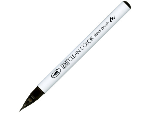 Zig Clean Color Real Brush Pen - Kuretake - 902, Natural Gray