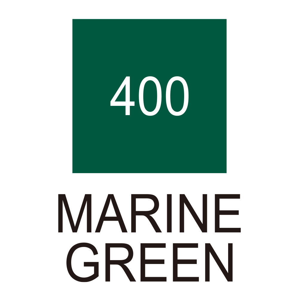 Pisak pędzelkowy Zig Clean Color Real Brush - Kuretake - 400, Marine Green
