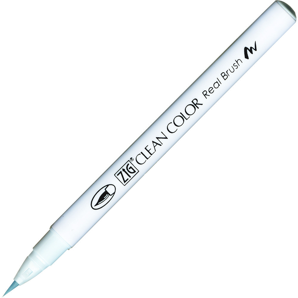 Zig Clean Color Real Brush Pen - Kuretake - 302, Haze Blue
