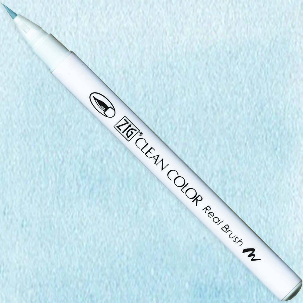 Zig Clean Color Real Brush Pen - Kuretake - 302, Haze Blue