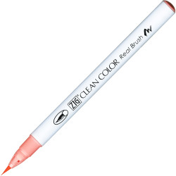 Zig Clean Color Real Brush Pen - Kuretake - 222, Pink Flamingo