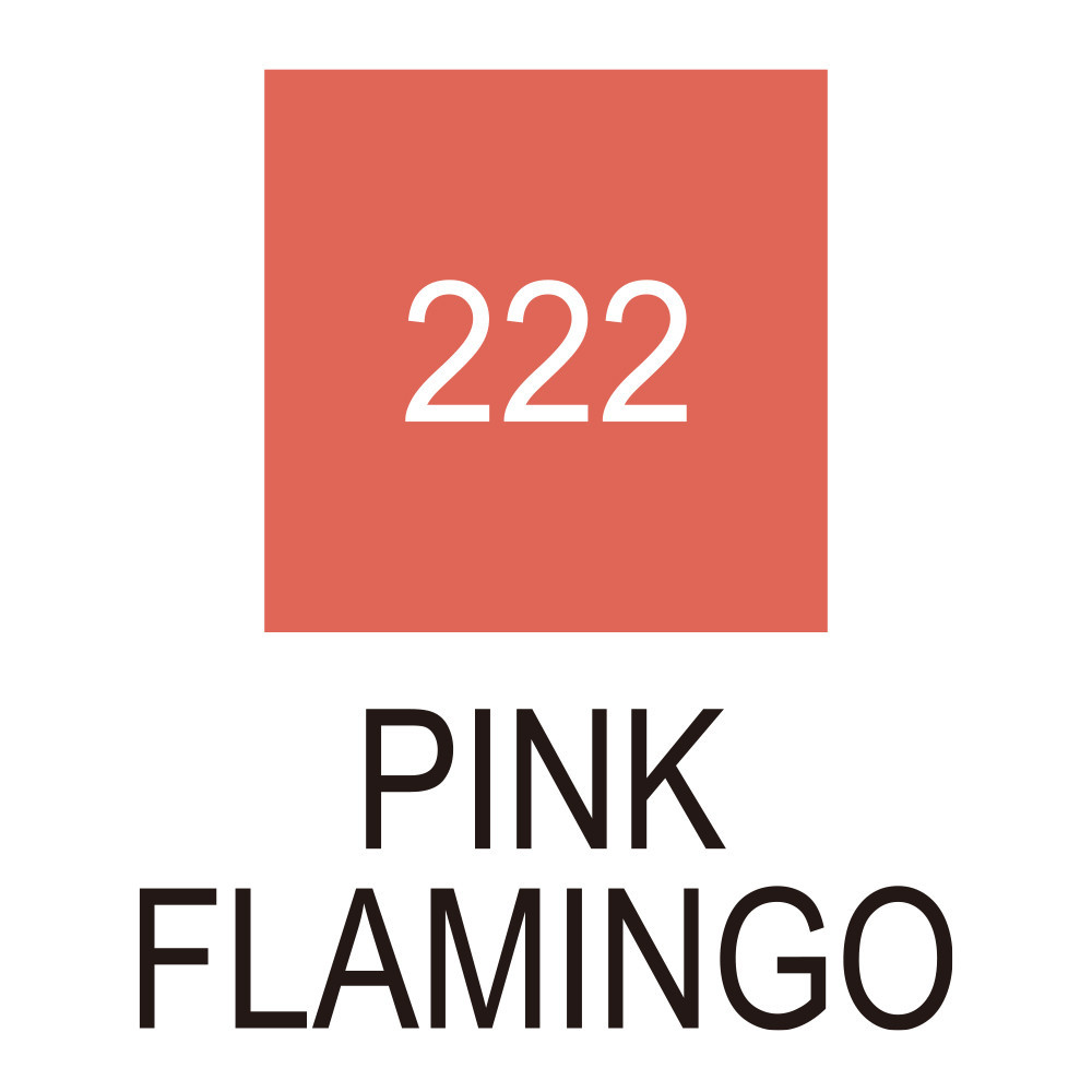 Zig Clean Color Real Brush Pen - Kuretake - 222, Pink Flamingo