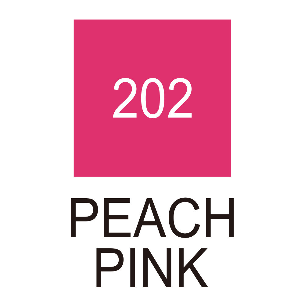 Pisak pędzelkowy Zig Clean Color Real Brush - Kuretake - 202, Peach Pink