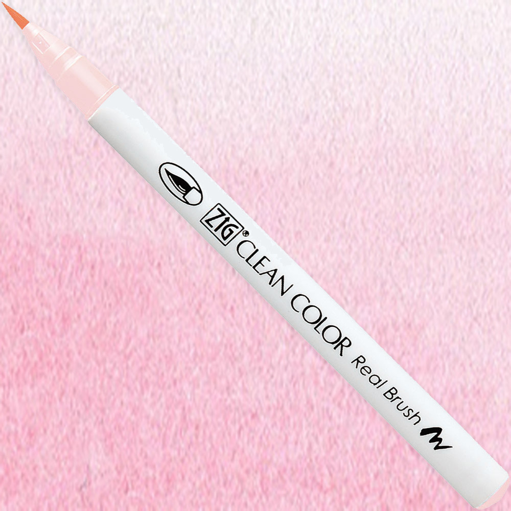 Zig Clean Color Real Brush Pen - Kuretake - 201, Pink Haze