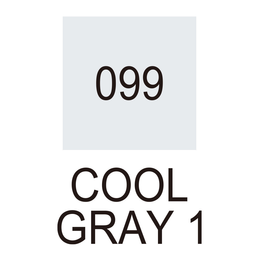 Zig Clean Color Real Brush Pen - Kuretake - 099, Cool Gray 1
