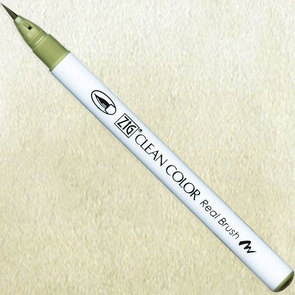 Zig Clean Color Real Brush Pen - Kuretake - 098, Pale Dawn Gray