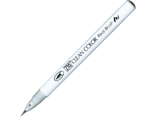 Pisak pędzelkowy Zig Clean Color Real Brush - Kuretake - 097, Pale Gray