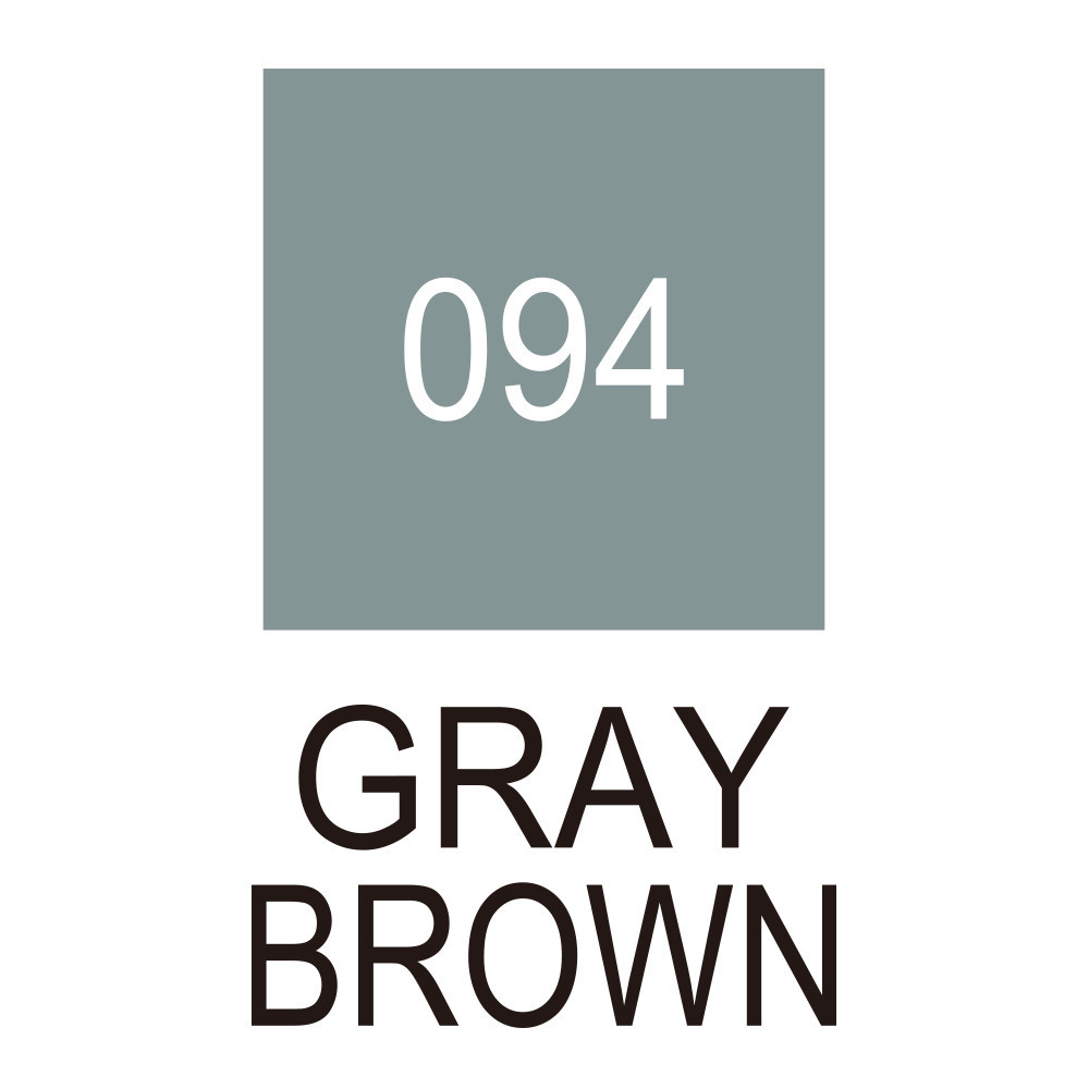 Pisak pędzelkowy Zig Clean Color Real Brush - Kuretake - 094, Gray Brown