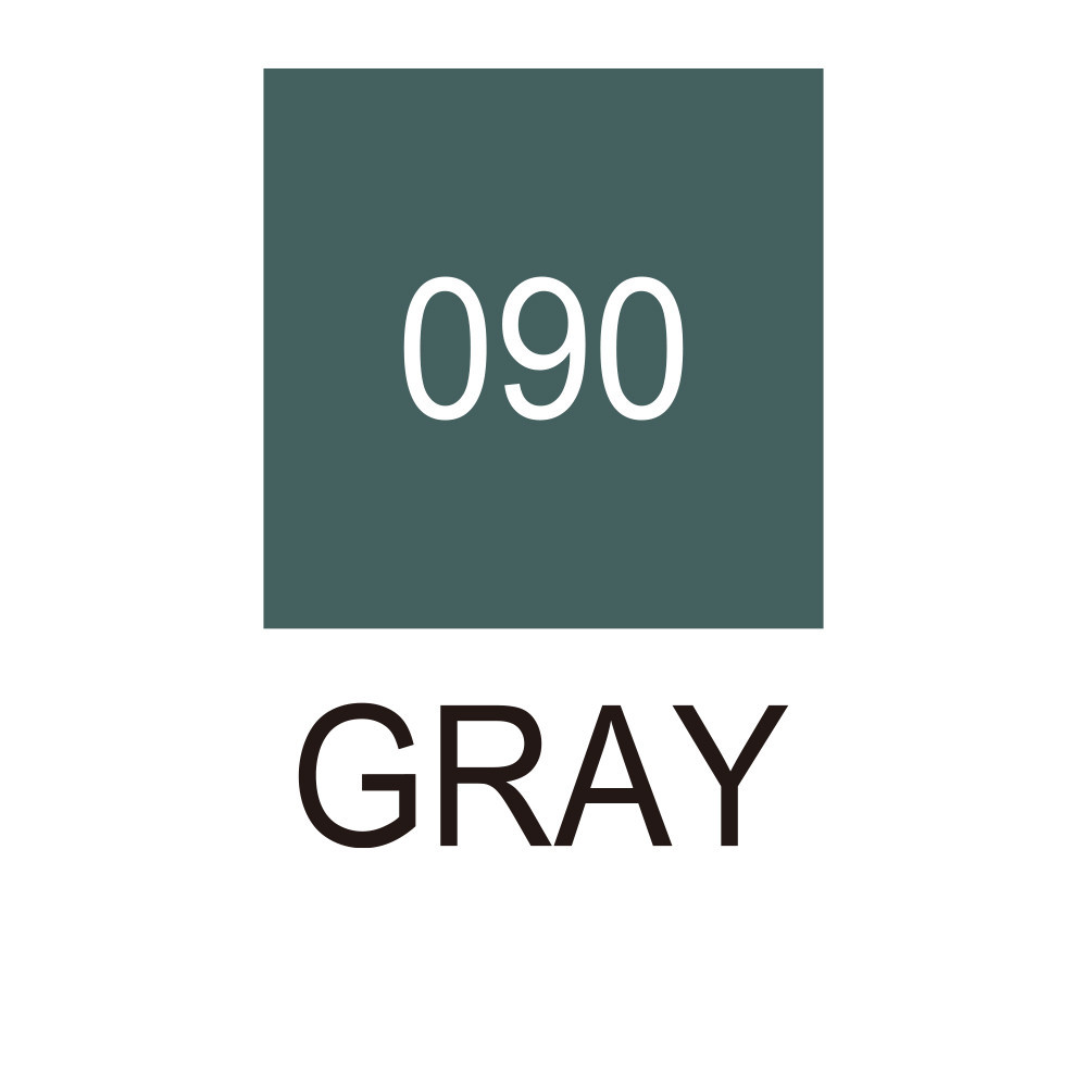 Pisak pędzelkowy Zig Clean Color Real Brush - Kuretake - 090, Gray