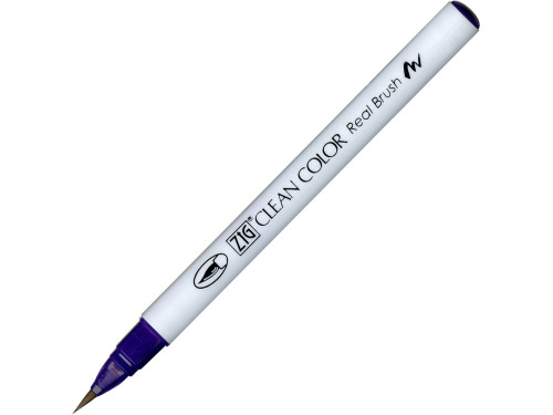 Pisak pędzelkowy Zig Clean Color Real Brush - Kuretake - 084, Deep Violet