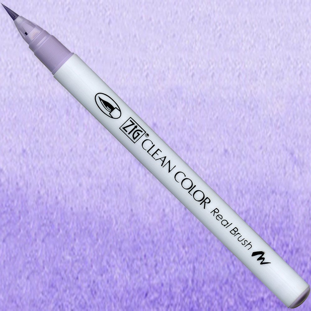 Zig Clean Color Real Brush Pen - Kuretake - 083, Lilac