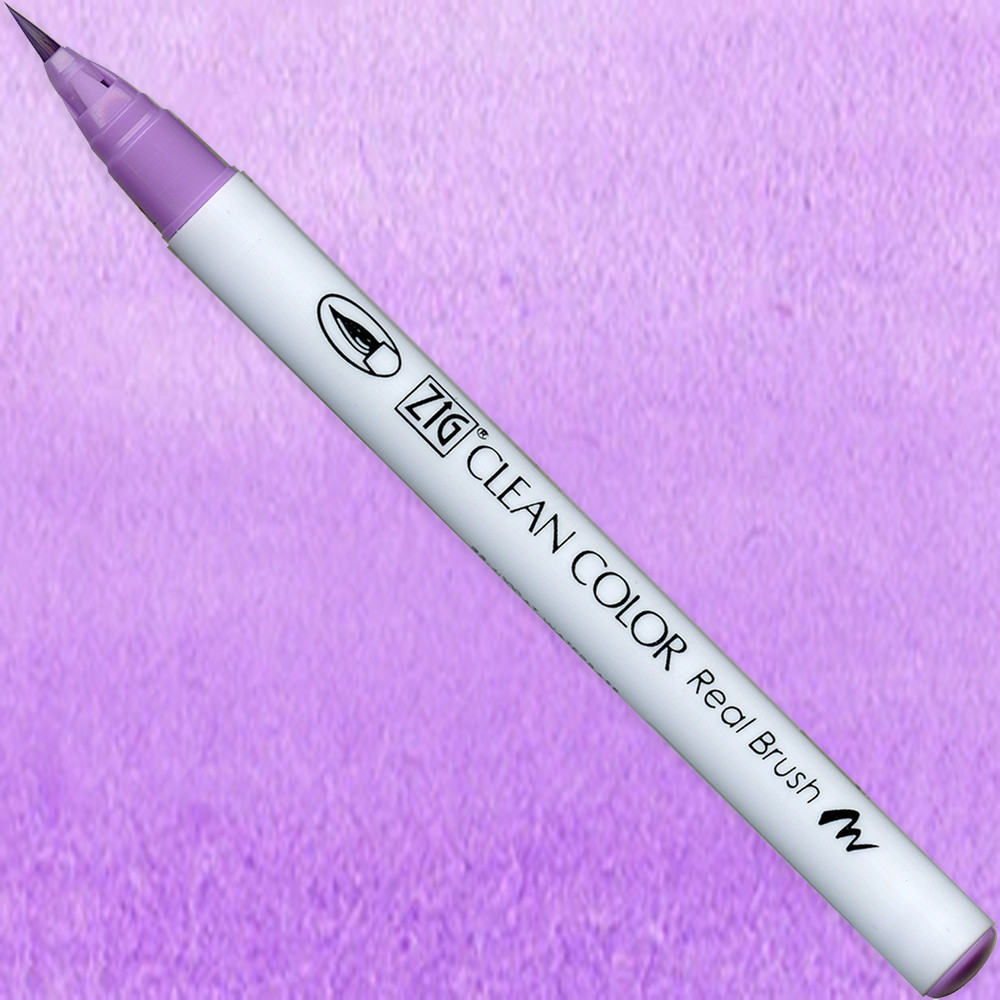 Pisak pędzelkowy Zig Clean Color Real Brush - Kuretake - 081, Light Violet
