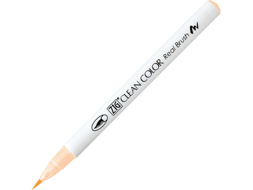 Zig Clean Color Real Brush Pen - Kuretake - 076, Medium Beige
