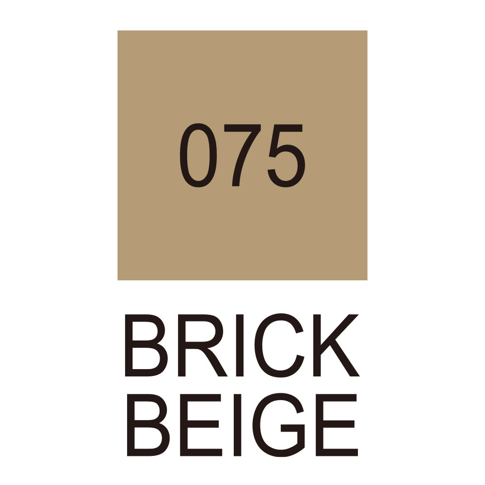 Pisak pędzelkowy Zig Clean Color Real Brush - Kuretake - 075, Brick Beige