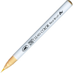 Zig Clean Color Real Brush Pen - Kuretake - 071, Natural Beige