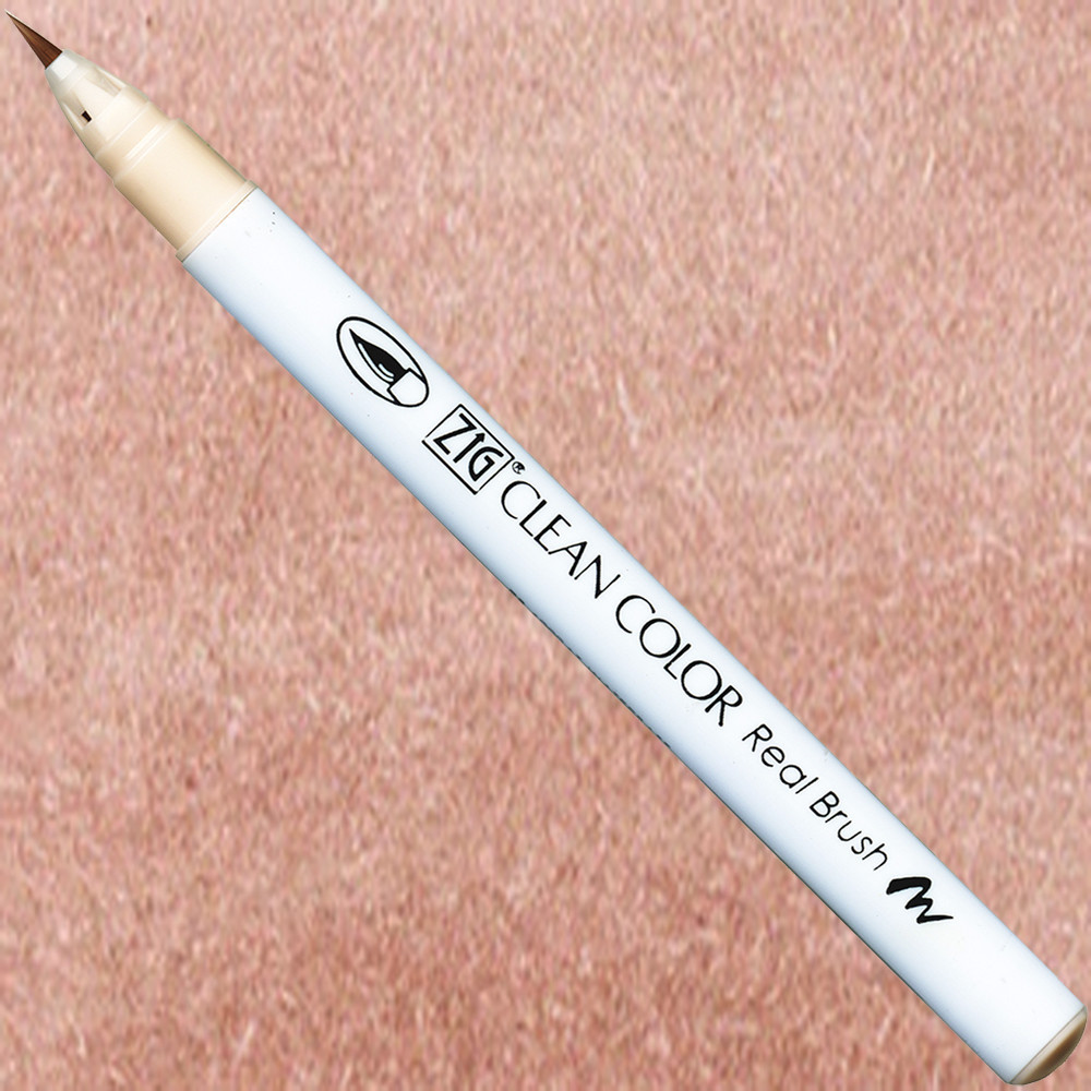 Zig Clean Color Real Brush Pen - Kuretake - 069, Blush