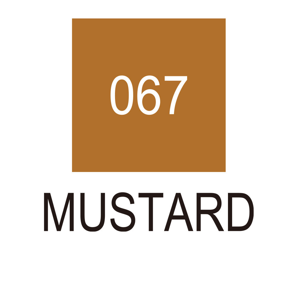 Zig Clean Color Real Brush Pen - Kuretake - 067, Mustard