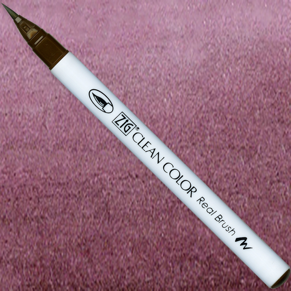Pisak pędzelkowy Zig Clean Color Real Brush - Kuretake - 065, Mid Brown