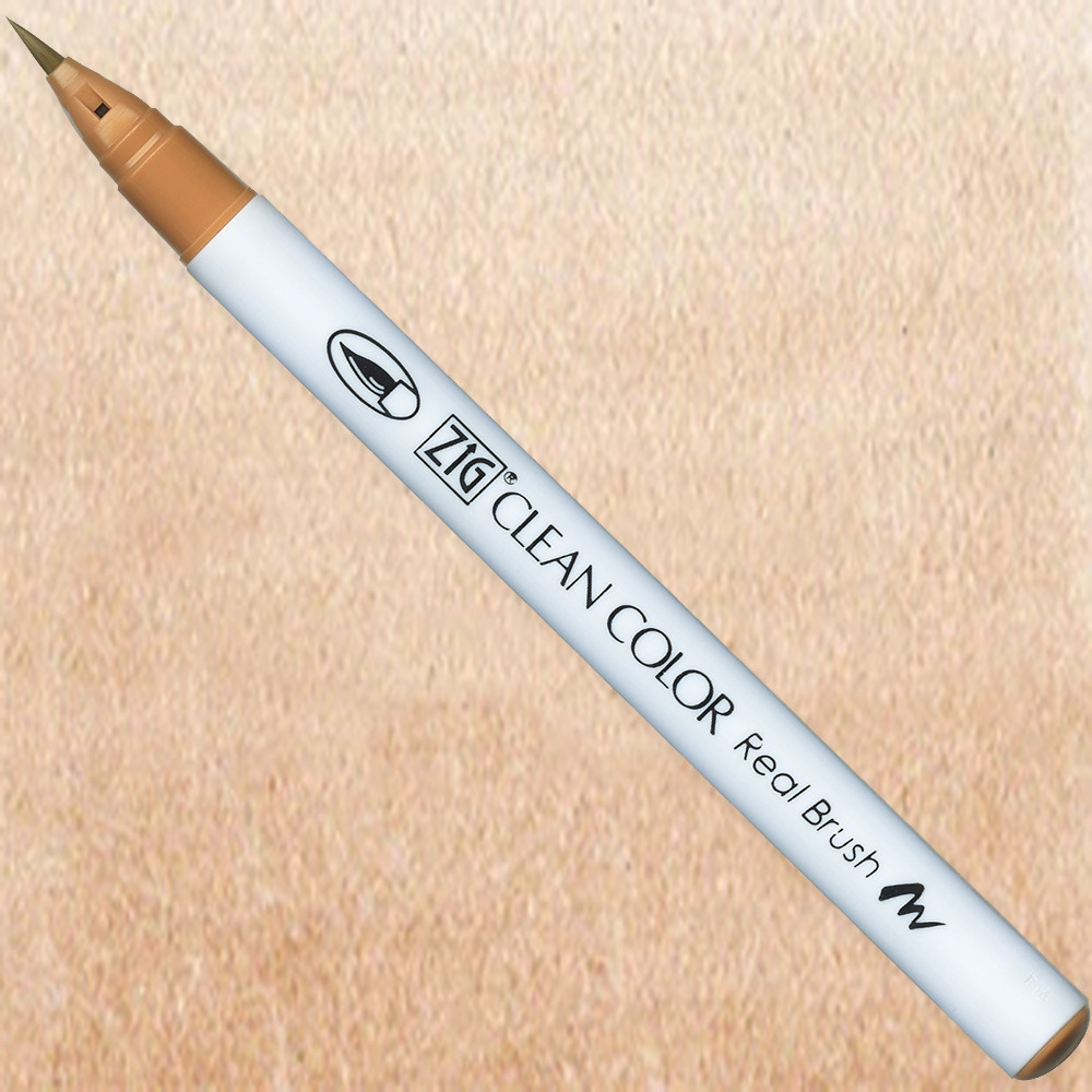 Pisak pędzelkowy Zig Clean Color Real Brush - Kuretake - 064, Oatmeal