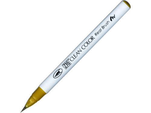 Pisak pędzelkowy Zig Clean Color Real Brush - Kuretake - 063, Ochre
