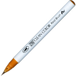 Zig Clean Color Real Brush Pen - Kuretake - 061, Light Brown