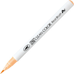Zig Clean Color Real Brush Pen - Kuretake - 054, Pale Orange