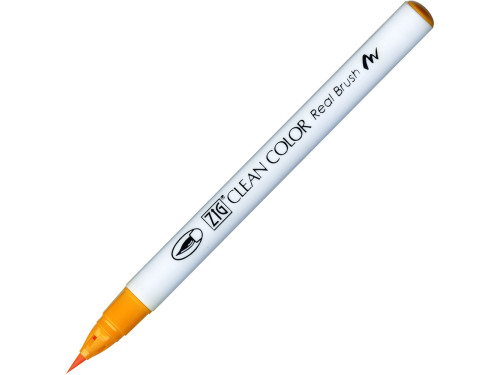 Pisak pędzelkowy Zig Clean Color Real Brush - Kuretake - 052, Bright Yellow