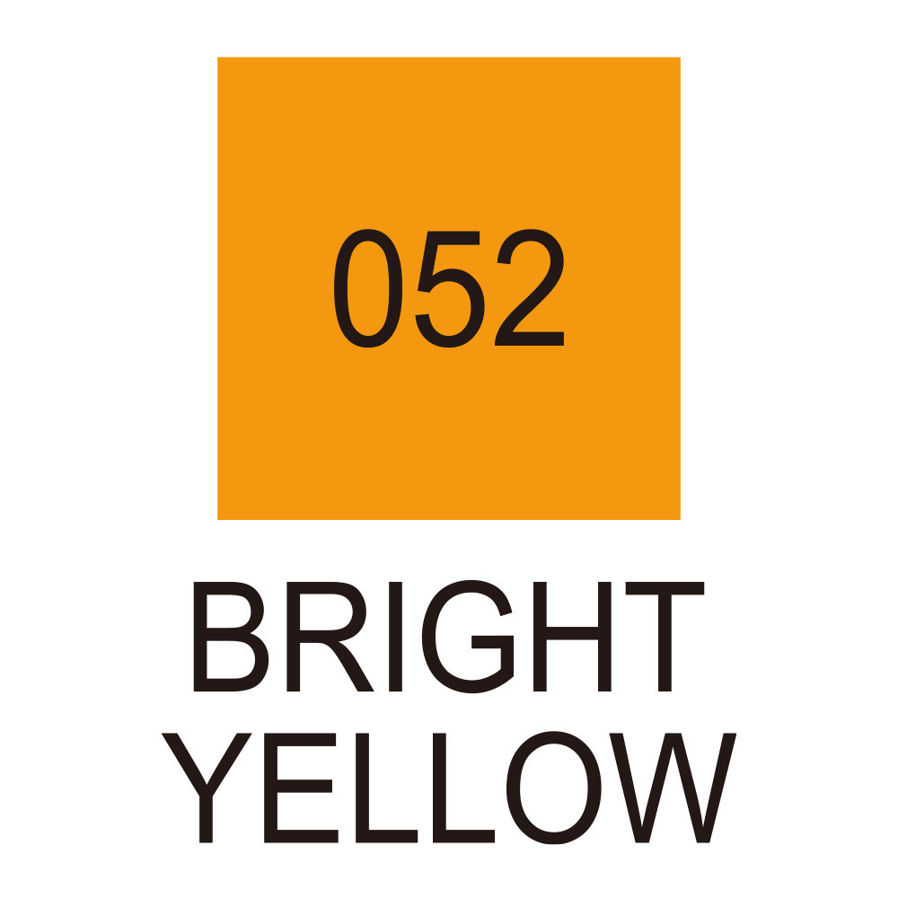 Zig Clean Color Real Brush Pen - Kuretake - 052, Bright Yellow