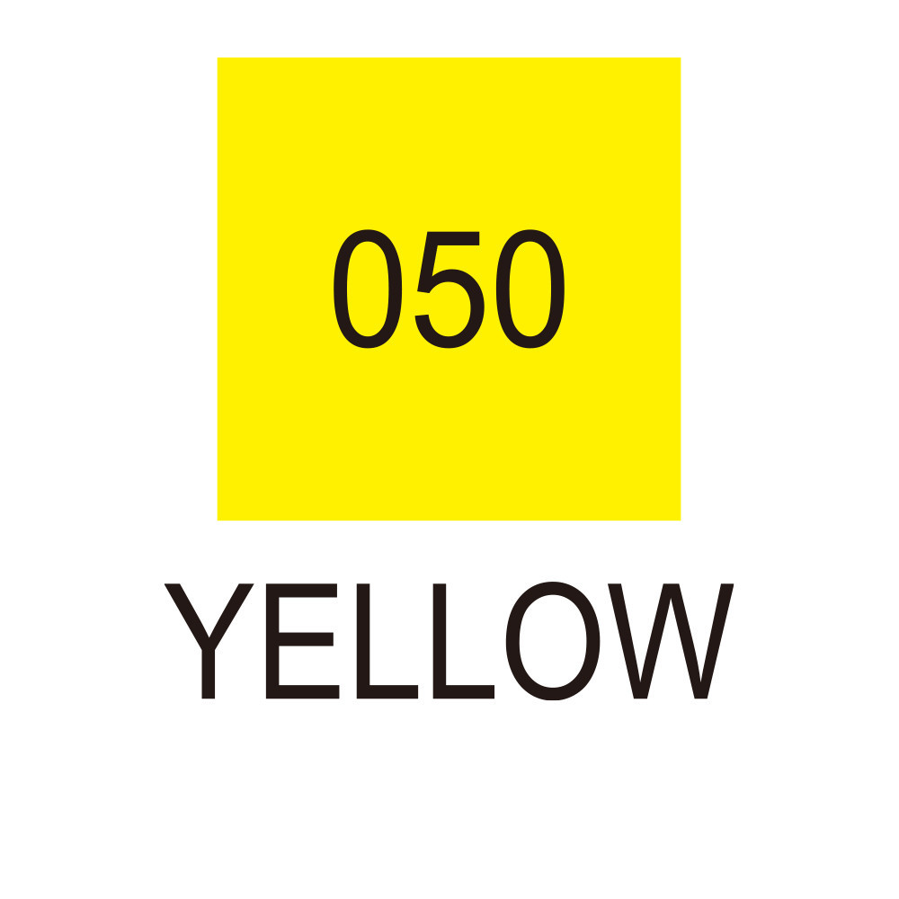 Pisak pędzelkowy Zig Clean Color Real Brush - Kuretake - 050, Yellow