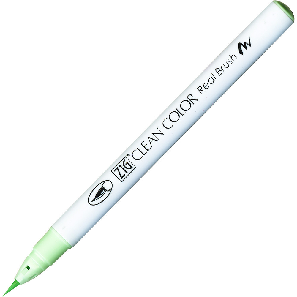 Zig Clean Color Real Brush Pen - Kuretake - 049, Green Shadow