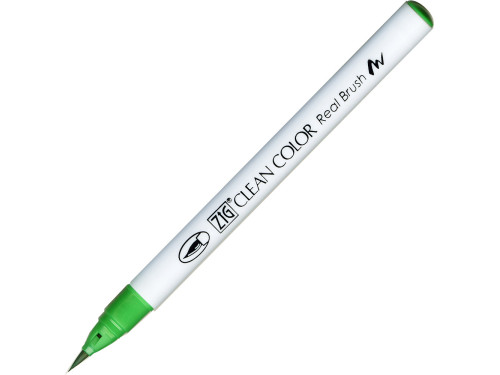 Pisak pędzelkowy Zig Clean Color Real Brush - Kuretake - 048, Emerald Green