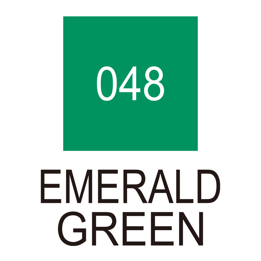 Pisak pędzelkowy Zig Clean Color Real Brush - Kuretake - 048, Emerald Green