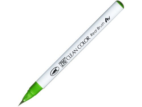 Pisak pędzelkowy Zig Clean Color Real Brush - Kuretake - 047, May Green