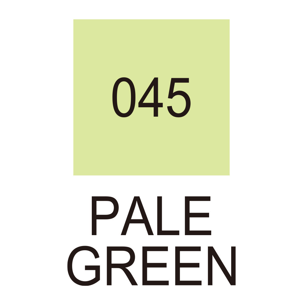 Pisak pędzelkowy Zig Clean Color Real Brush - Kuretake - 045, Pale Green