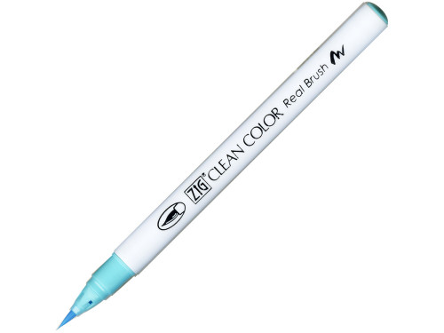 Zig Clean Color Real Brush Pen - Kuretake - 036, Light Blue