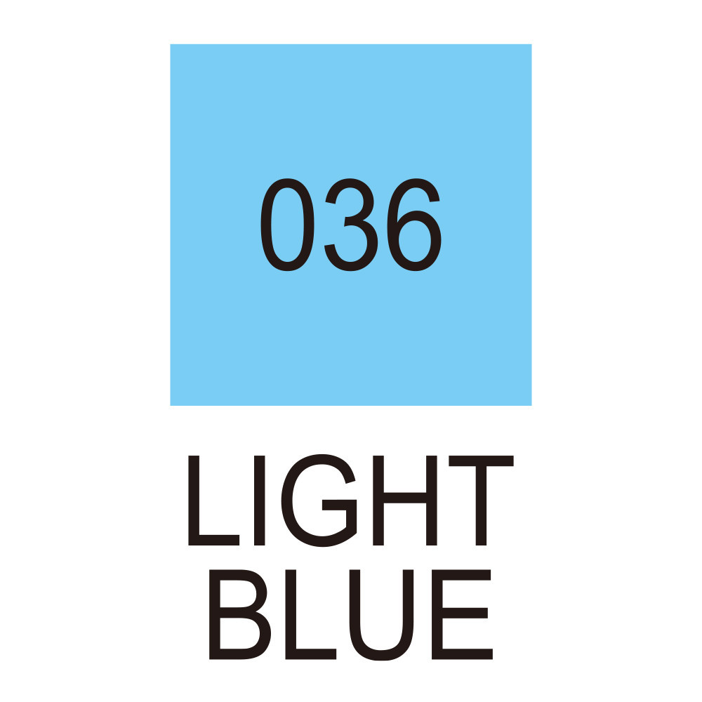 Pisak pędzelkowy Zig Clean Color Real Brush - Kuretake - 036, Light Blue