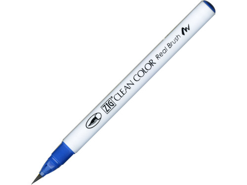 Zig Clean Color Real Brush Pen - Kuretake - 034, Dull Blue