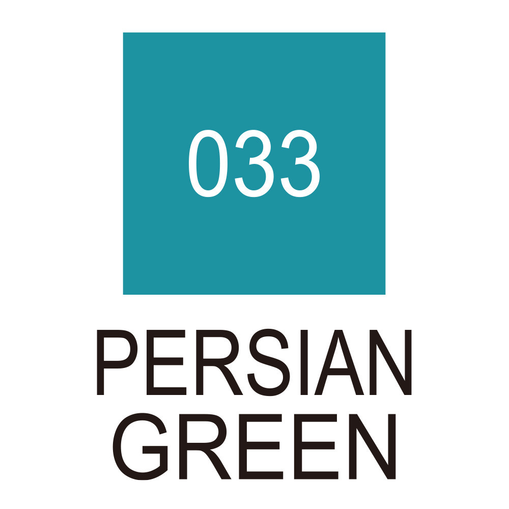 Pisak pędzelkowy Zig Clean Color Real Brush - Kuretake - 033, Persian Green