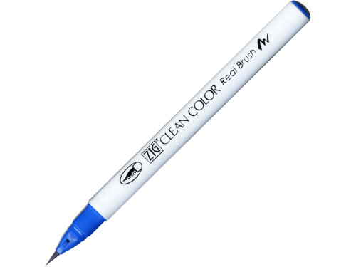 Pisak pędzelkowy Zig Clean Color Real Brush - Kuretake - 032, Persian Blue