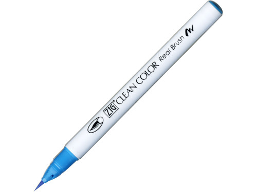 Zig Clean Color Real Brush Pen - Kuretake - 031, Cobalt Blue